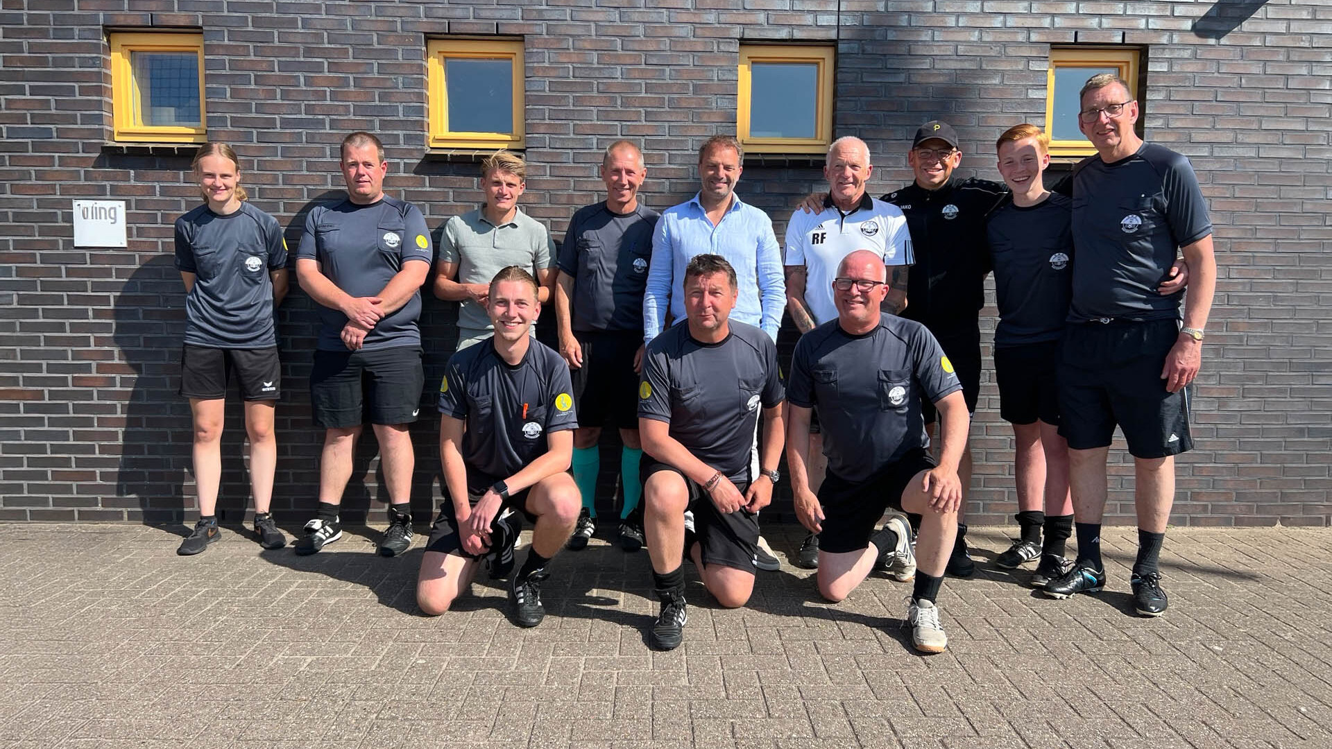 De scheidsrechters van Sportvereniging KMD